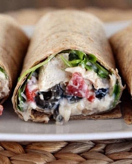 MEDITERRANEAN CHICKEN WRAPS