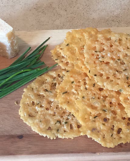 Parmesan and Chive Crisps