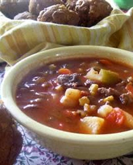 Slow Cooker Beef Vegetable Soup