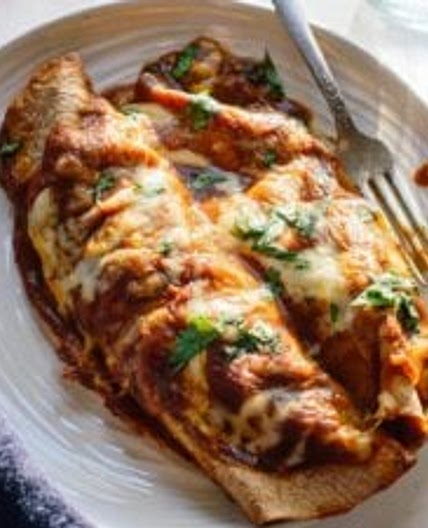 Veggie Black Bean Enchiladas