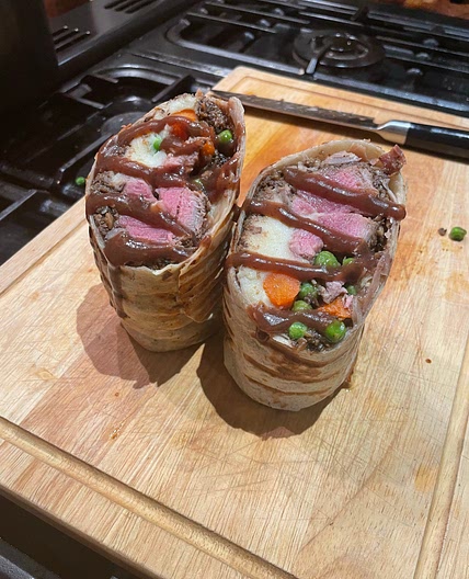 Beef Wellington Burrito