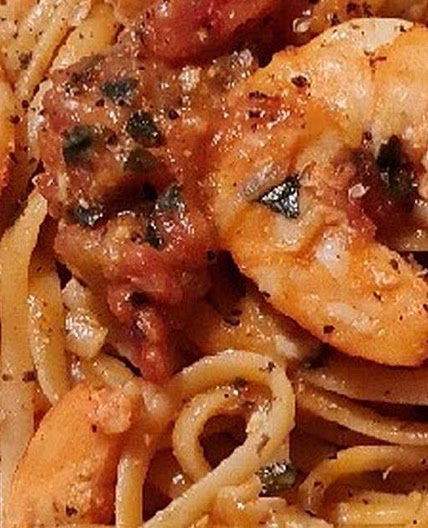 Linguines aux Gambas