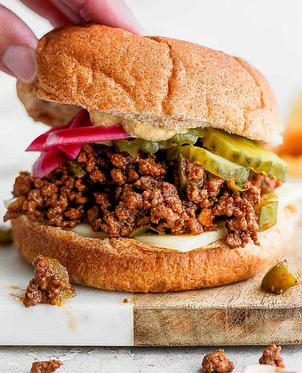 Healthy Homemade Sloppy Joes
