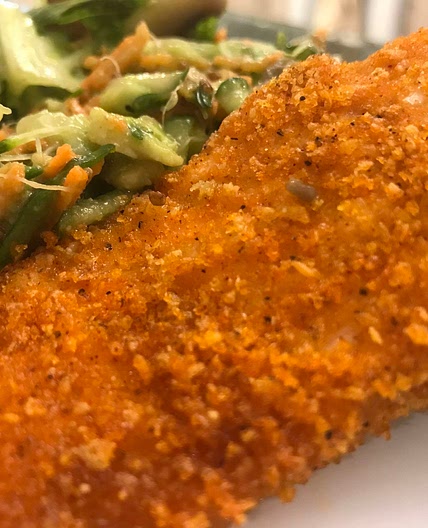 Breaded Smoked Paprika Salmon