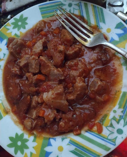 Magro con tomate