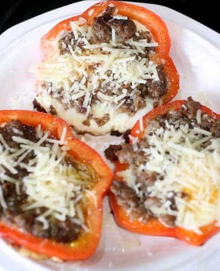 Keto Breakfast Pepper Rings Recipe