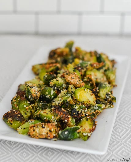 Crispy Everything Bagel & Parmesan Seasoned Brussel Sprouts