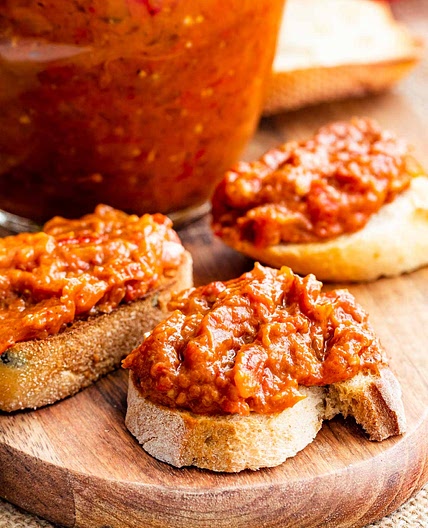 Roasted Eggplant and Pepper Spread