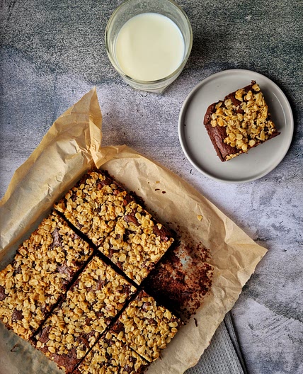 Maple Oat Brownies