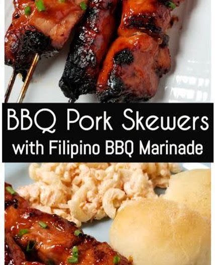 BBQ Pork skewers,with Filipino marinade