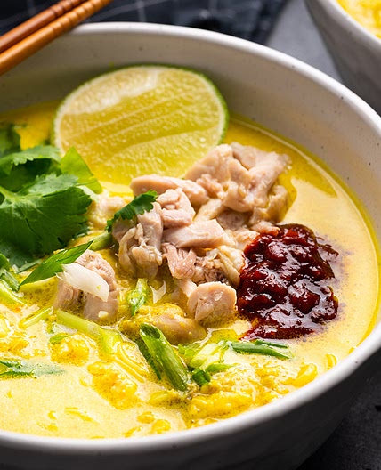 Indonesian Chicken Noodle Soup (Soto Ayam)