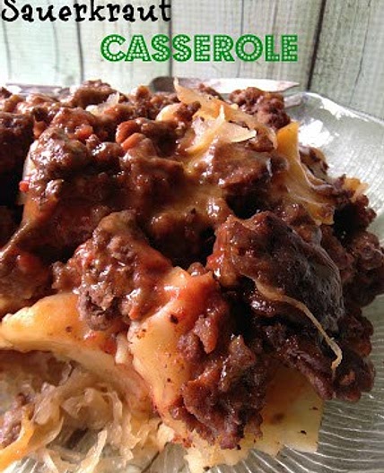 Sauerkraut Casserole