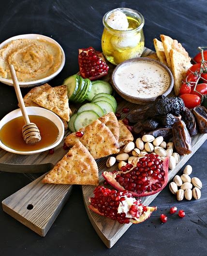 Middle Eastern-Inspired Cheese Board