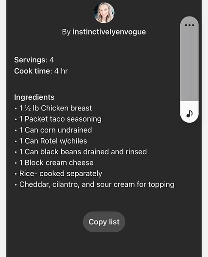 Crock pot chicken tacos