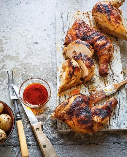 Poulet portugais et sa sauce