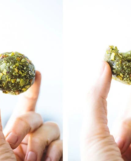 Matcha Pistachio Bliss Balls