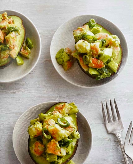 Shrimp (Chicken)-Stuffed Avocados 2.0 [HMC]