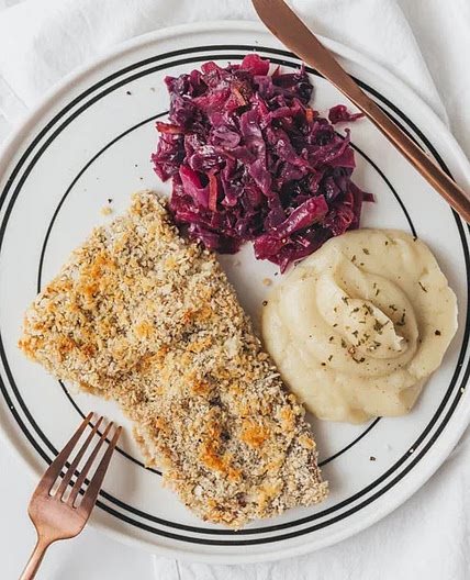 Baked Veal Schnitzel