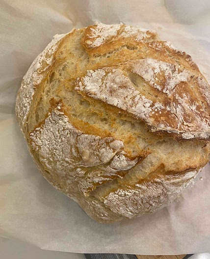 Rustic overnight bread 
