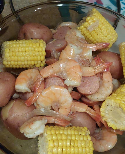 Slow Cooker Shrimp Boil