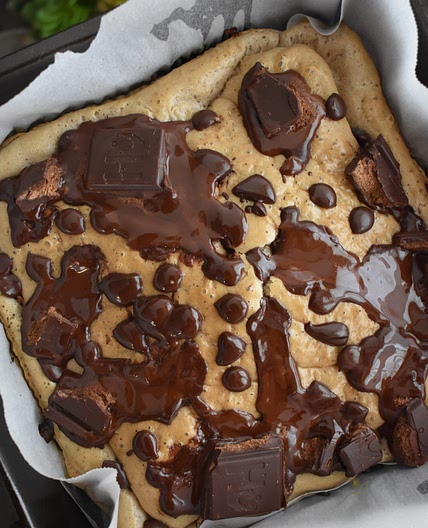 4 Ingredient Grain Free Blondies!