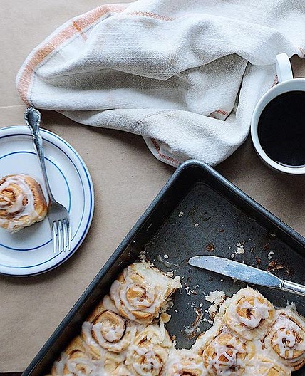 I have been making cinnamon rolls just about every weekend. We all loved them and they are super easy to make. I only wish it used more eggs 🤣 ⠀⠀⠀⠀⠀⠀⠀⠀⠀ The recipe comes from book, I did findd it on their blog post just look for “cinnamon rolls”- or - cop