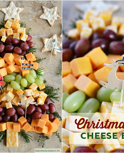 Easy Holiday Appetizer: Christmas Tree Cheese Board
