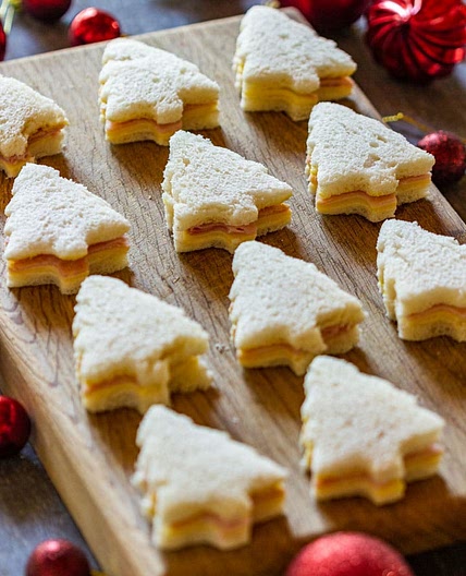 Christmas Tree Sandwiches