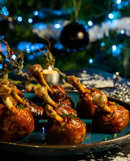 BBQ Chicken Lollipops by Pureety