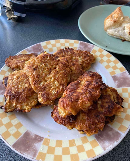 Chicken + Courgette Fritters