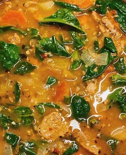 Vegan Italian Sausage Stew