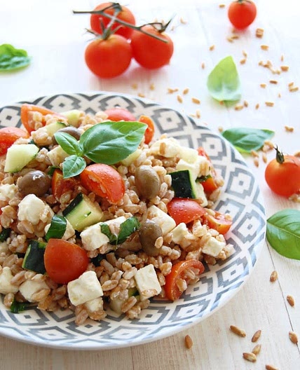 Insalata di farro con feta
