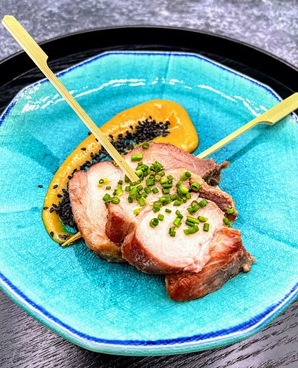 Chashu and Miso Mustard Sauce