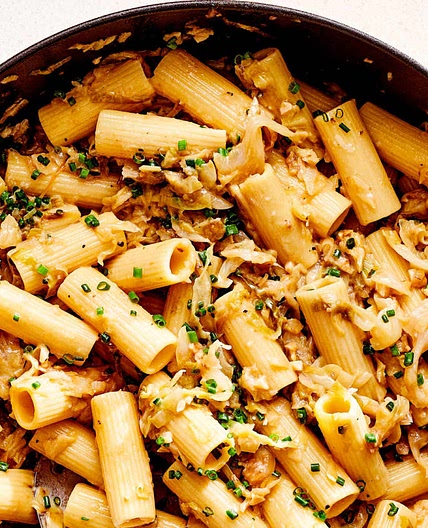 Caramelized Cabbage Butter Pasta Recipe