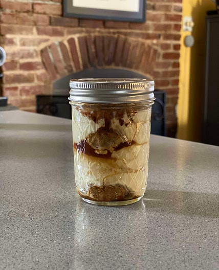 Tiramisu in a glass