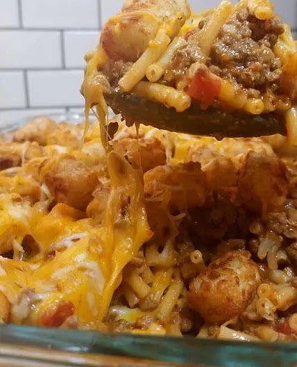 Mac n Cheesy Cowboy Casserole
