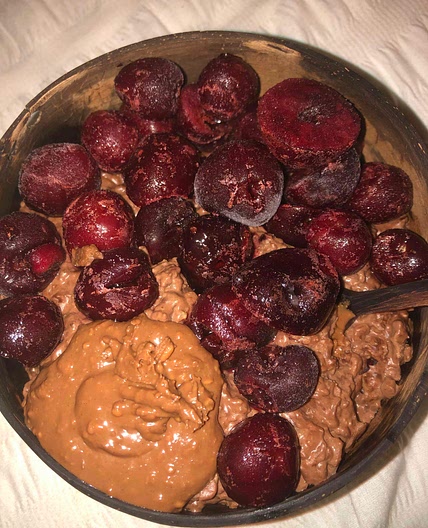 Choc cherry oats 