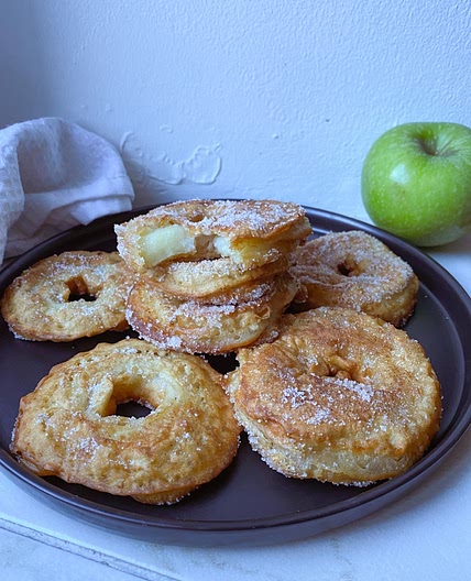 How to make Apple ‘Donuts’ / Apple Fritter Rings