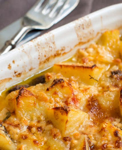 Baked Salmon and Wild Rice casserole 