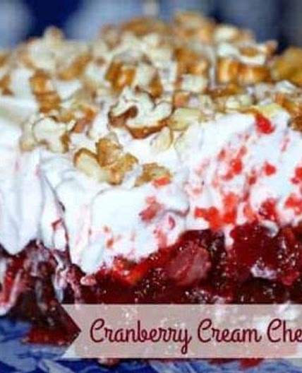 Cranberry Cream Cheese Dessert