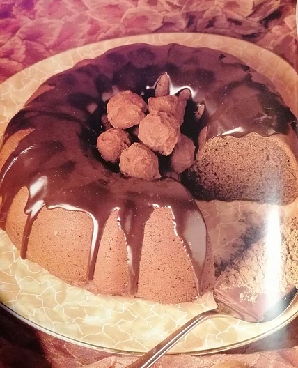 Moist Chocolate Cake With Creamy Chocolate Sauce