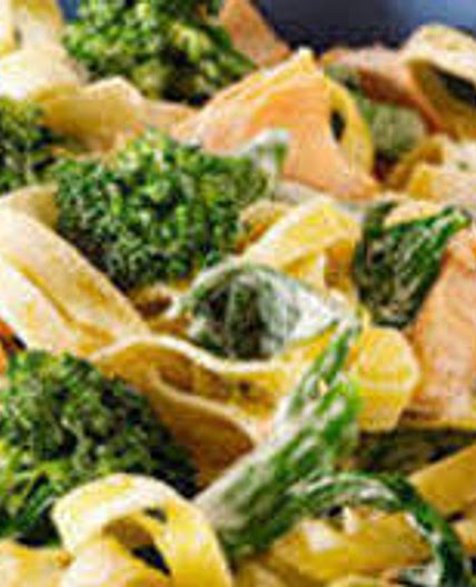 Salmon and Brocolli pasta