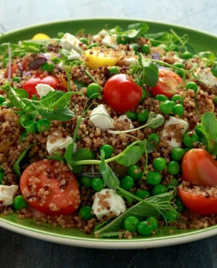 Mediterranean quinoa salad