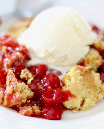 EASY CHERRY DUMP CAKE