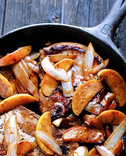 Apple Cinnamon Pork Chops