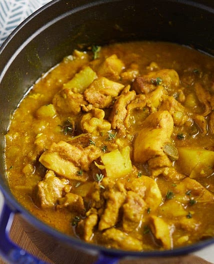 Curry Chicken with Rice