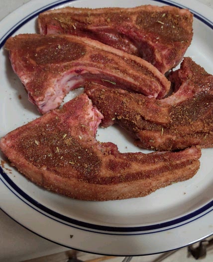 Grilled Lamb with Brown Sugar Glaze