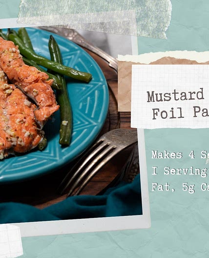 Mustard Salmon Foil Packets