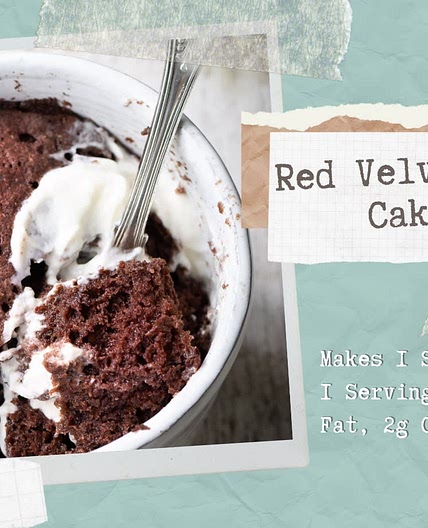 Red Velvet Mug Cake
