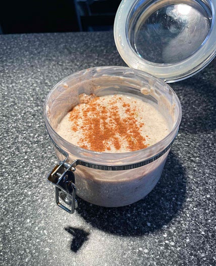 Apple Pie Overnight Oats